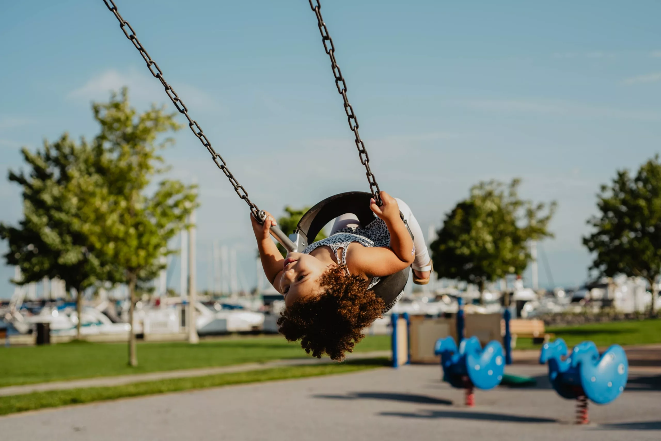 Kid playing